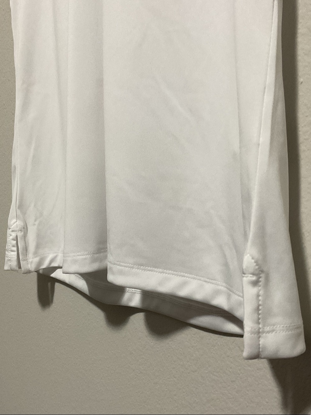 Callaway Women’s 1/4 Zip Heather Polo Golf Shirt- White- Size L - Picture 7 of 9
